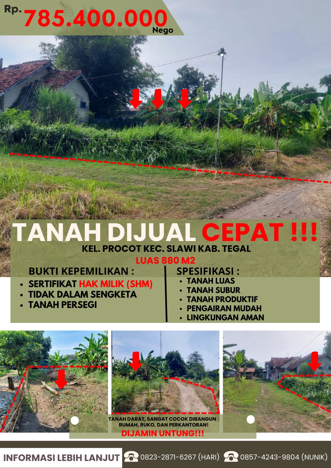 Dijual Tanah